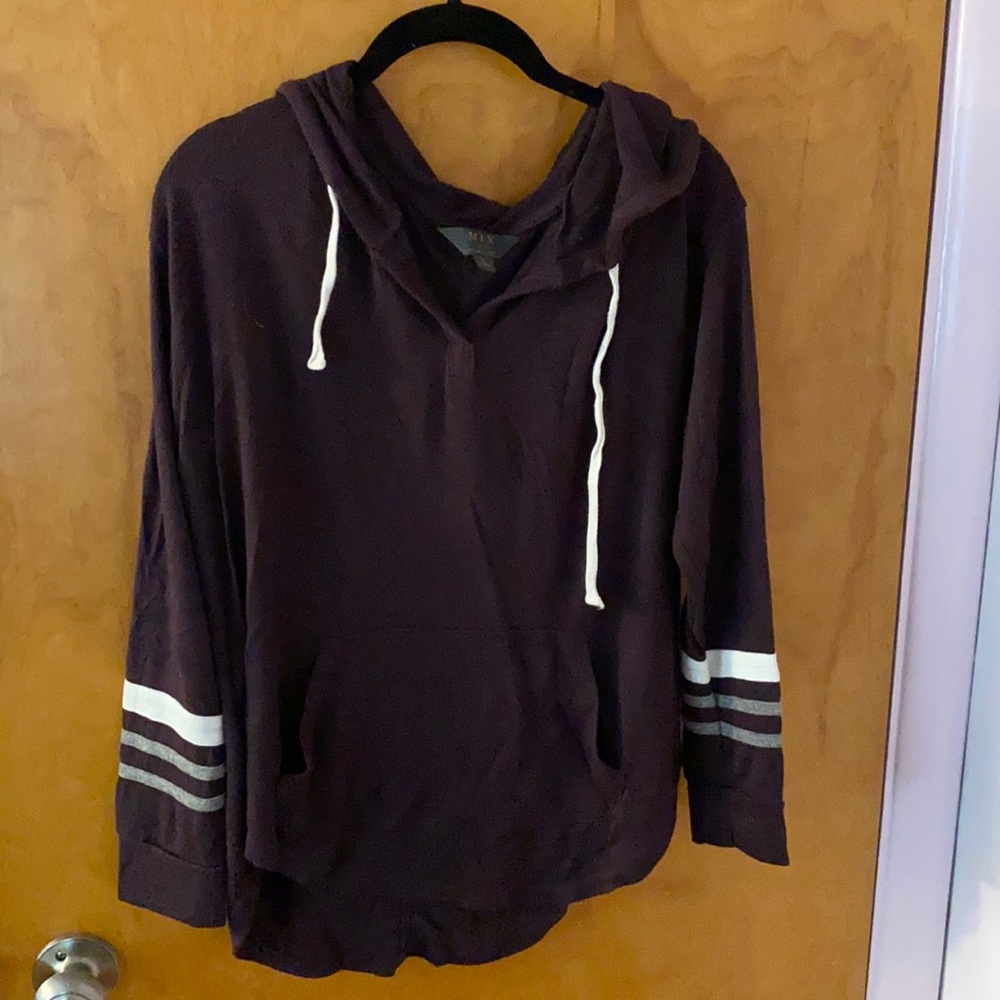 Knit hoodie
